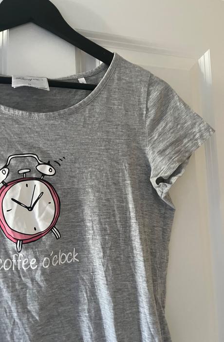 Sivá bavlnená nočná košeľa, c&a, s/36, c&a,s