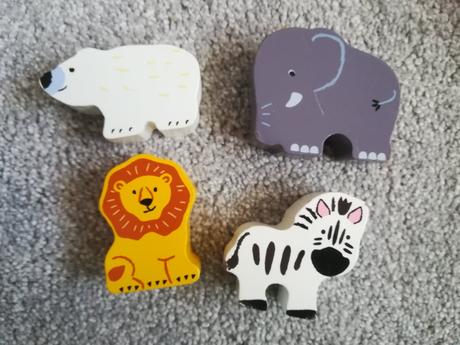 Drevená vkladacia kocka tchibo, 