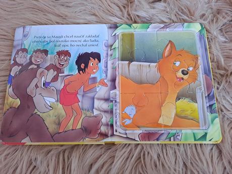 Kniha džunglí s puzzle, 