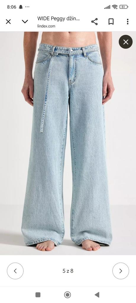 Lindex wide široké rifle, lindex,48