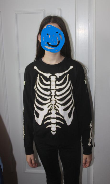 Mikina kostra, h&m,164