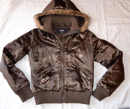 Mocca hnedá bunda zn. emoi, s