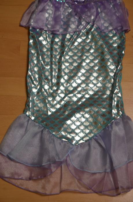 Kostým šaty malá morská panna víla ariel + doplnky, 