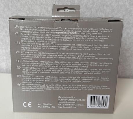 Led rgb svetelný pás 5 m s diaľkovým ovládaním, 