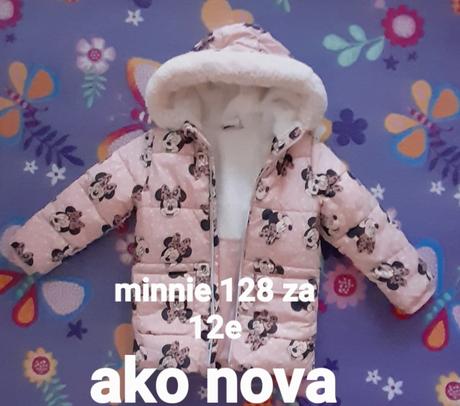 Teplá bundička minnie, disney,128