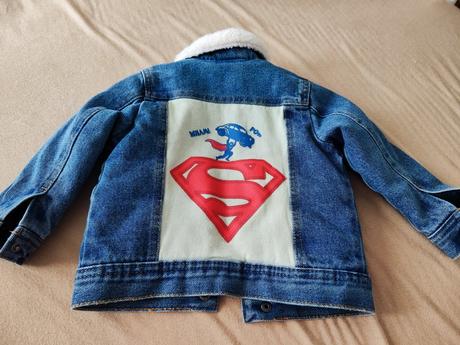 Zateplená riflová bunda, pepco,86