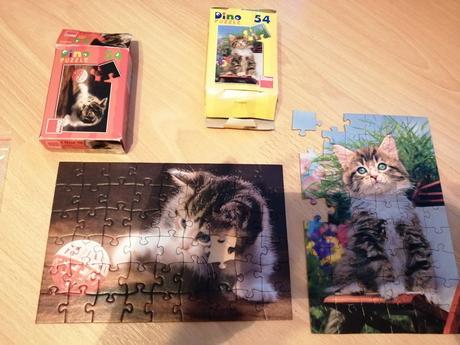 Puzzle mačičky,