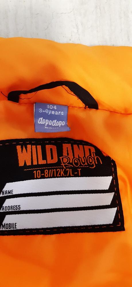 Vesta pre chlapca 104, dopodopo,104