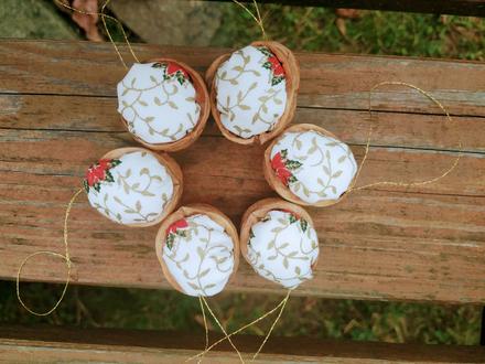 Vianočné oriešky "vianočná ruža",