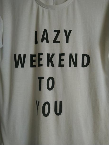 Dámsky biely top s nápisom, h&m, l/xl, h&m,xl