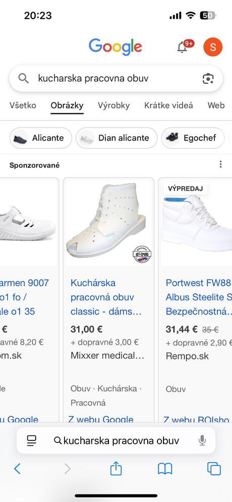 Kuchárska pracovná obuv, 37