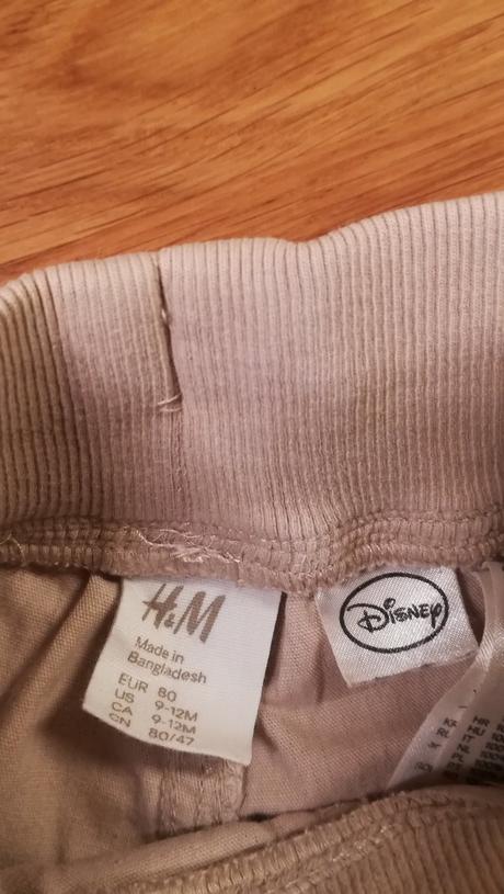 Nohavice na teplejsiu jar/leto, h&m,80