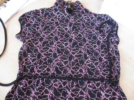 Slávnostné dámske tričko/top, m, m