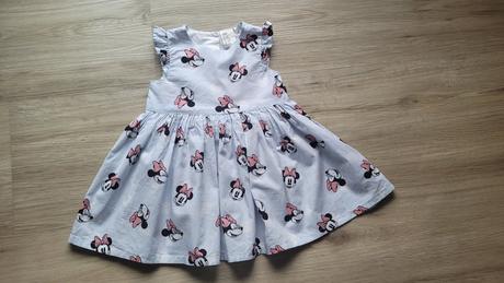 Letné šaty disney minnie značky h&m veľ. 68, h&m,68