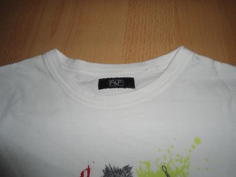 Biele tricko opica, f&f,122