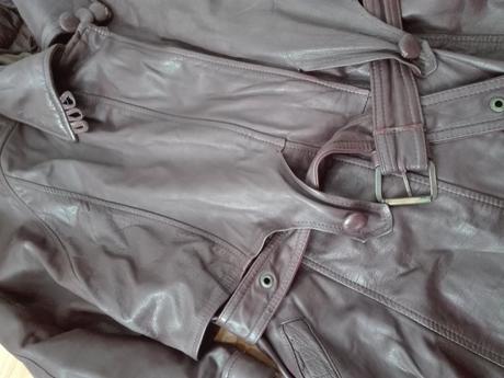 Pravý kožený plášť, l