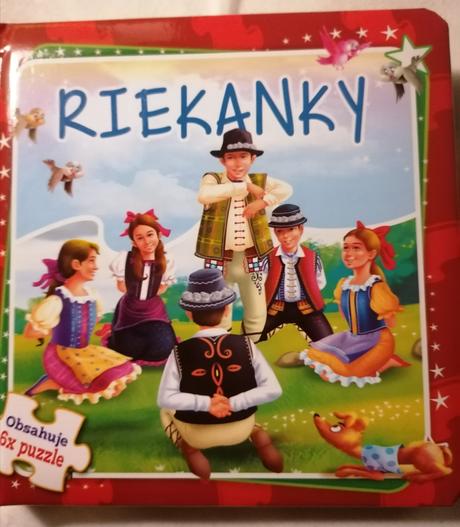 Knižka s puzzle riekanky,