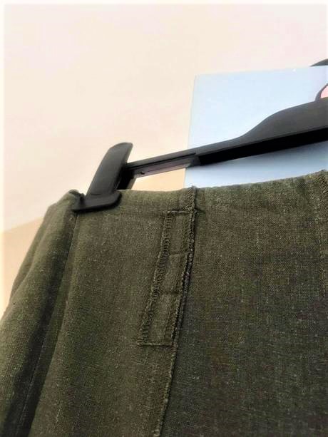 Ľanová tulipánková dlhšia sukňa, george,44