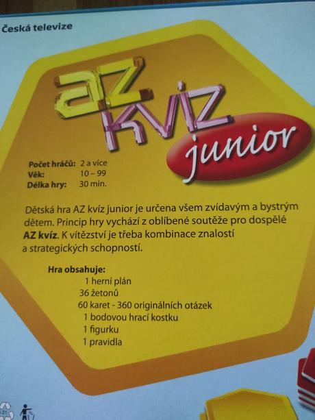 Spoločenská hra az kvíz junior, 