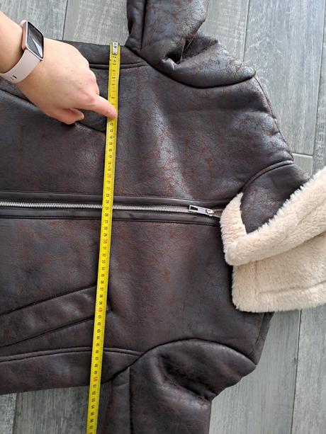 Bunda imitácia kože, reserved,s