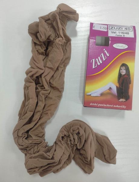 Dievčenské 40 den silonky telové, 110 - 146