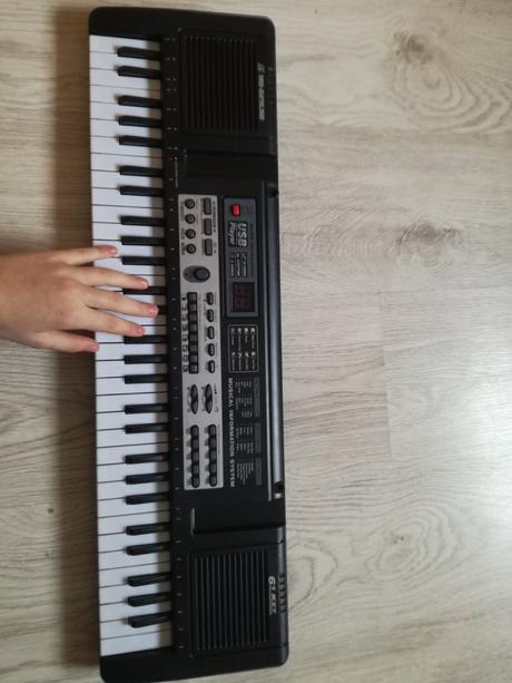 Detské klávesy /61 kláves/ s mikrofónom + usb, 