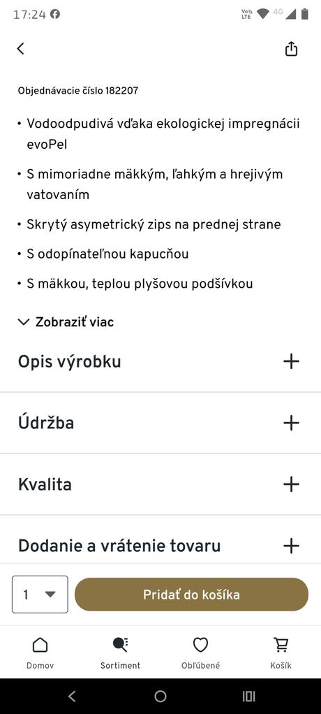 Zimná bunda, tchibo,110