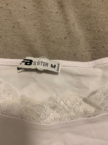 Biely top s cipkou, fishbone,m