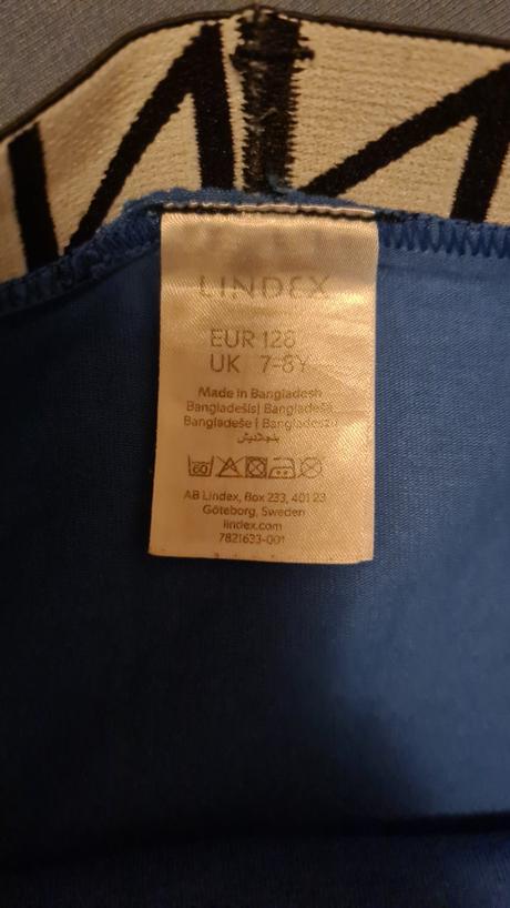 Boxerky modre lindex v. 128, lindex,128