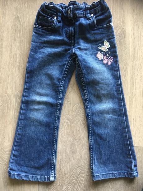 Štýlové dievčenské rifle veľkosť 110cm, palomino,110