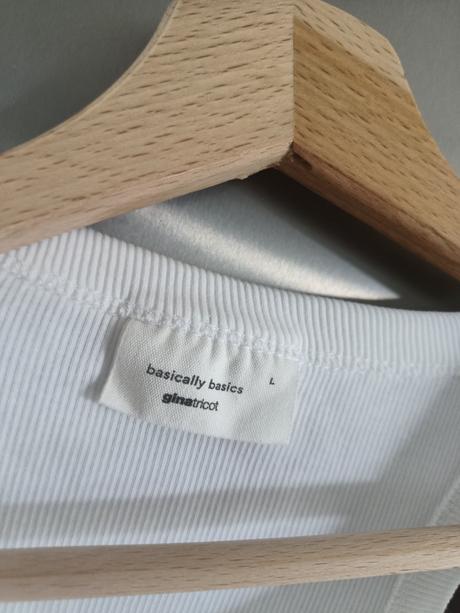 Gina tricot rebrované kvalitné tielko m-l, m
