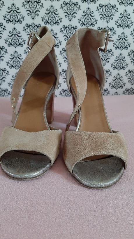 Kožené sandálky, 39