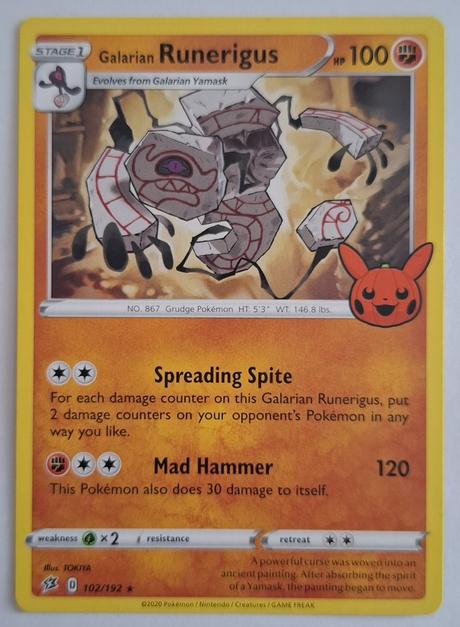 Pokémon karty "trick or trade" halloween (1), 