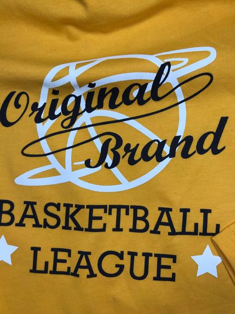 Basketball okrové triko, topolino,128