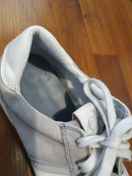 Calvin klein jeans - kožené tenisky, 43