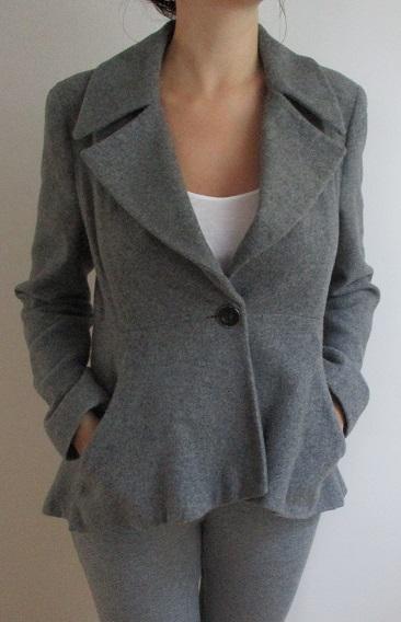 Kabátik - sako štýlového strihu, zara,40