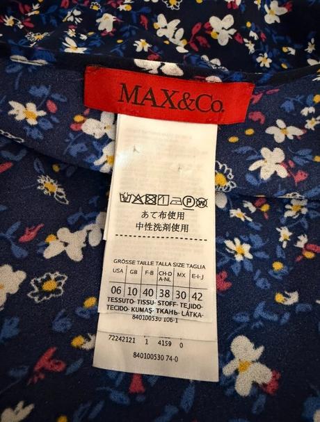 Kvetované šaty max&co romantický chic štýl, 38