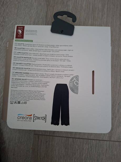 Nohavice culottes s výšivkou, tchibo,44 / 46