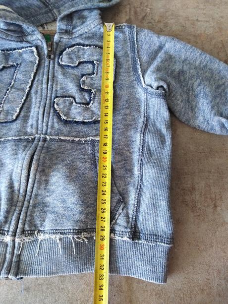 Melirovana mikina, benetton,92