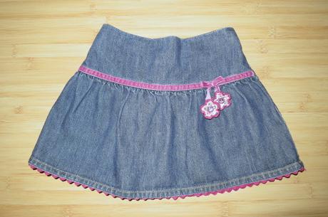 Riflová sukňa, gymboree,110