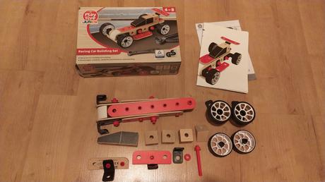 Drevená stavebnica auta, 