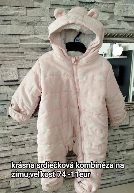 Srdiečková kombinéza na zimu, ergee,74