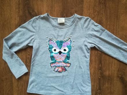 Dievčenské "meniace" tričko, 128