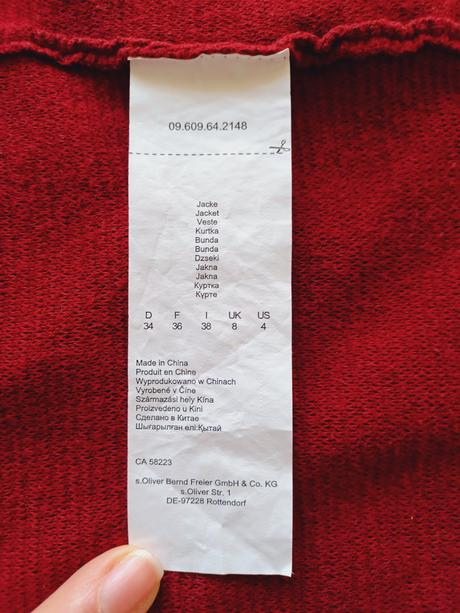 Svetrík cardigán, s.oliver,xs