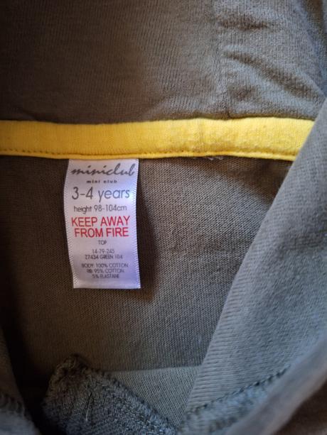 Mikinka s bagrom, miniclub,92