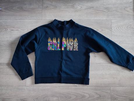 Crop top mikina, lindex,134