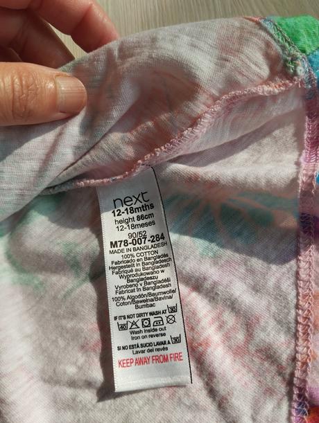 Bohaté šaty, next,86