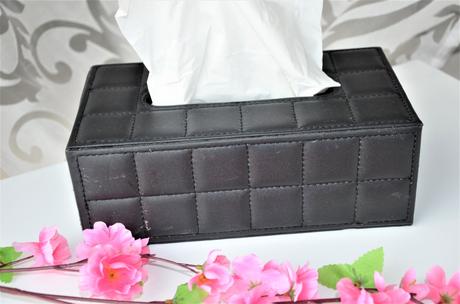Koženný box na servítky,