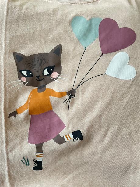 Tričkošaty mačička, h&m,128