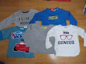 Mega balík oblečenia veľkosť 74/80 43 ks, 68–80